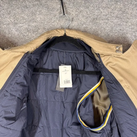 Banana Republic Classic Double Breasted Trench Coat Khaki Size S Quiet Luxury - Picture 12 of 16